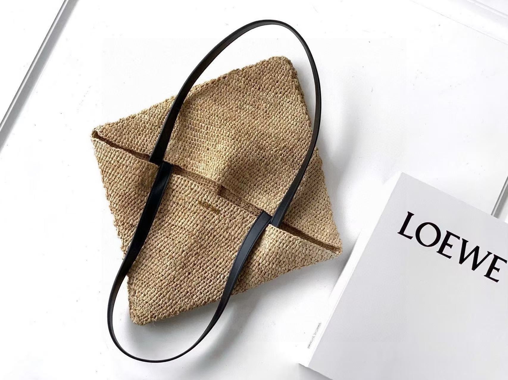 Medium-sized Laffi Grass Puzzle Fold Handbag