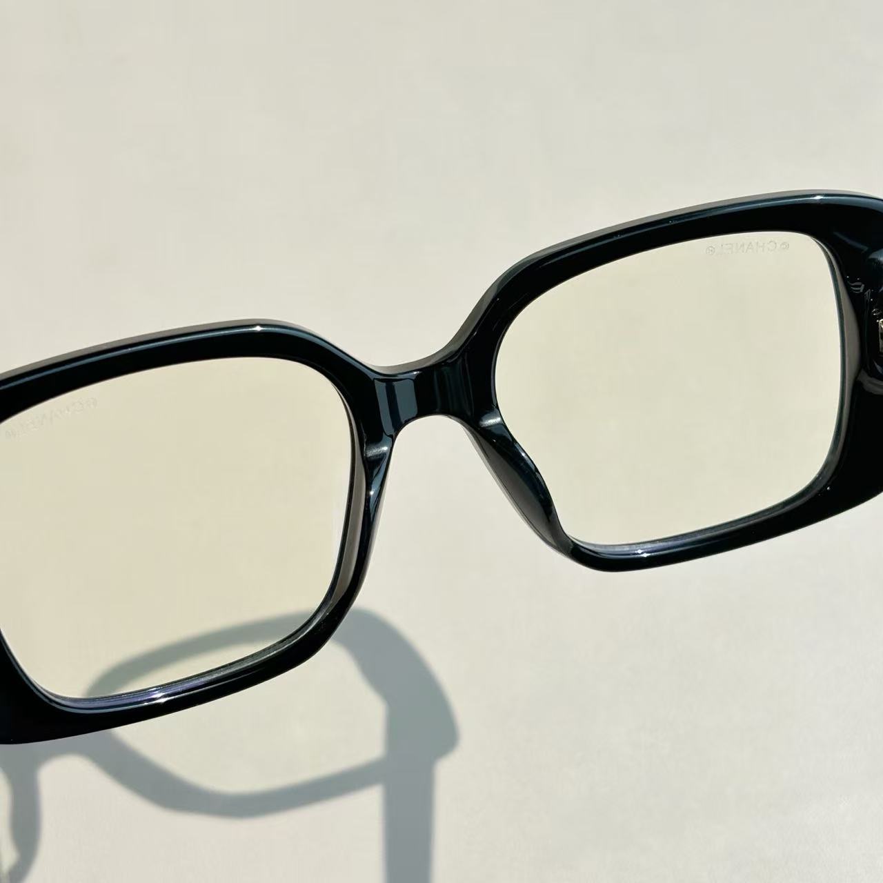 Chane*l square frame optical glasses