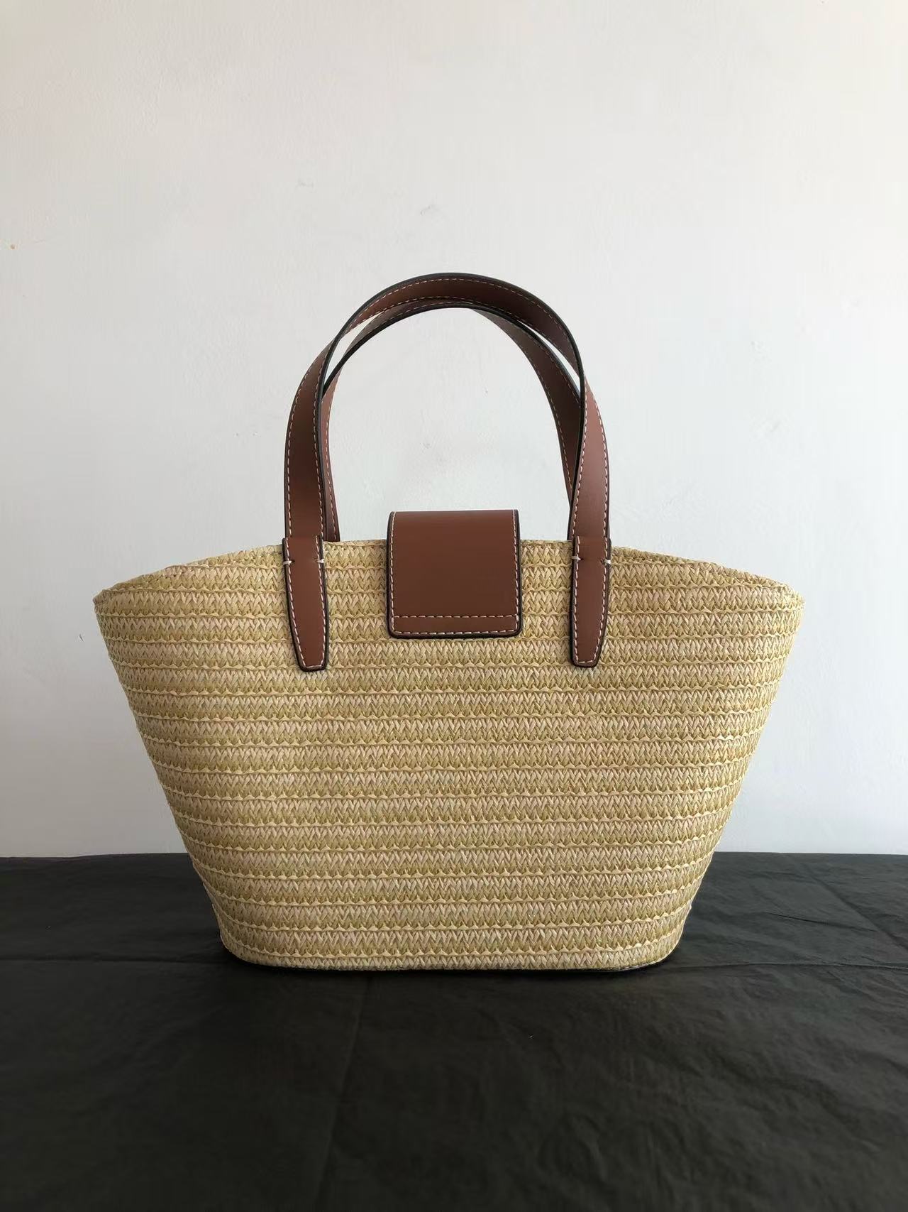 Celine vegetable basket straw bag