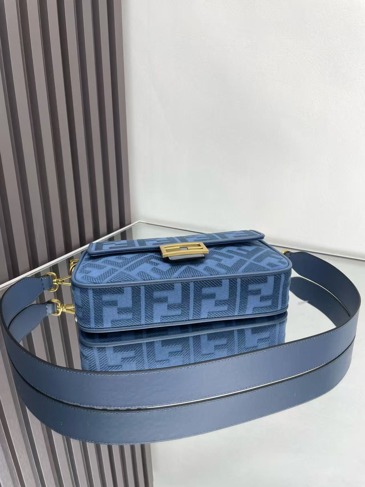 Fend1 Limited Colour Embroidered Baguette