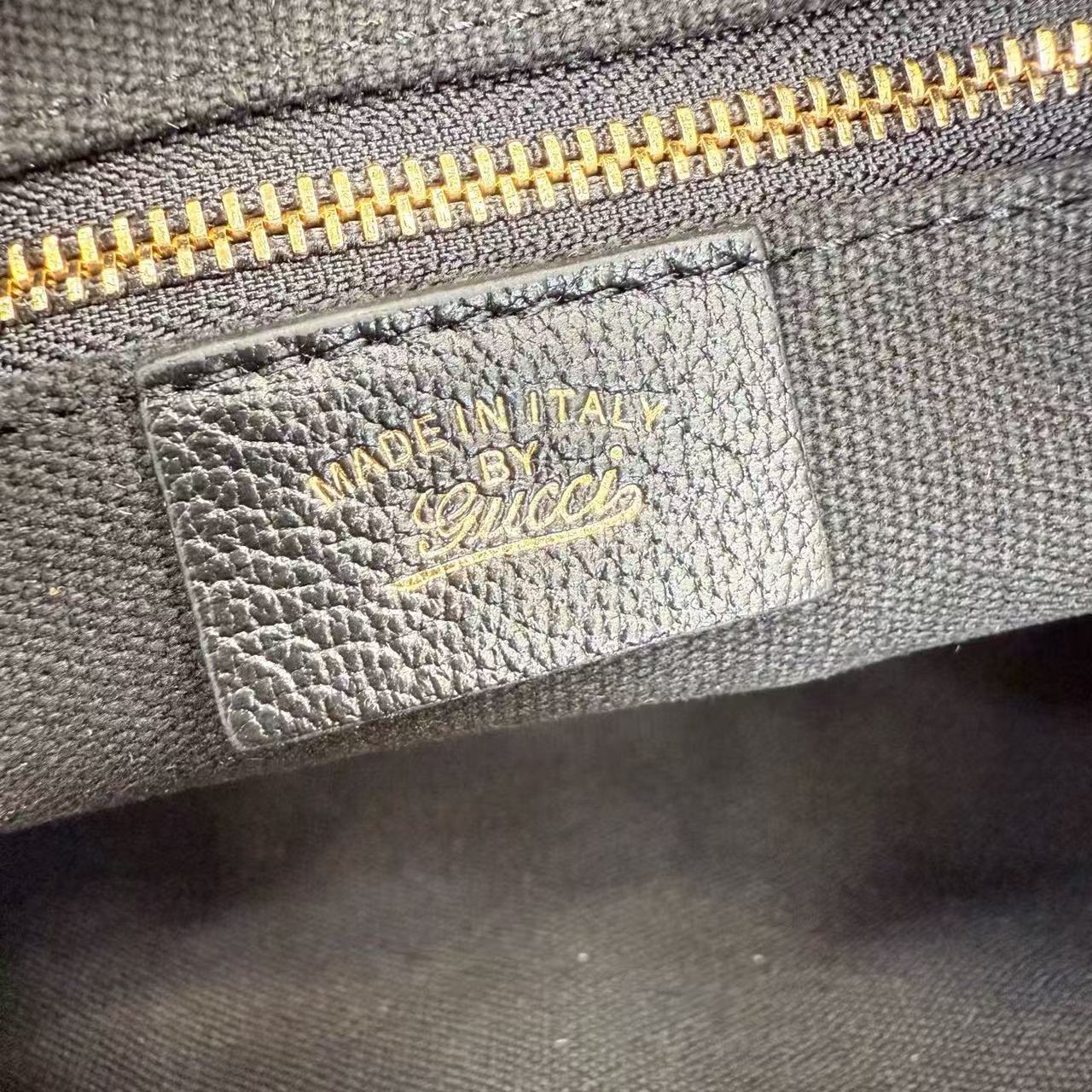 Gray and black GG canvas