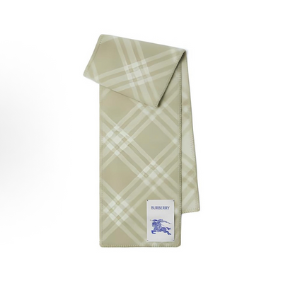 BUR Plaid Wool Scarf