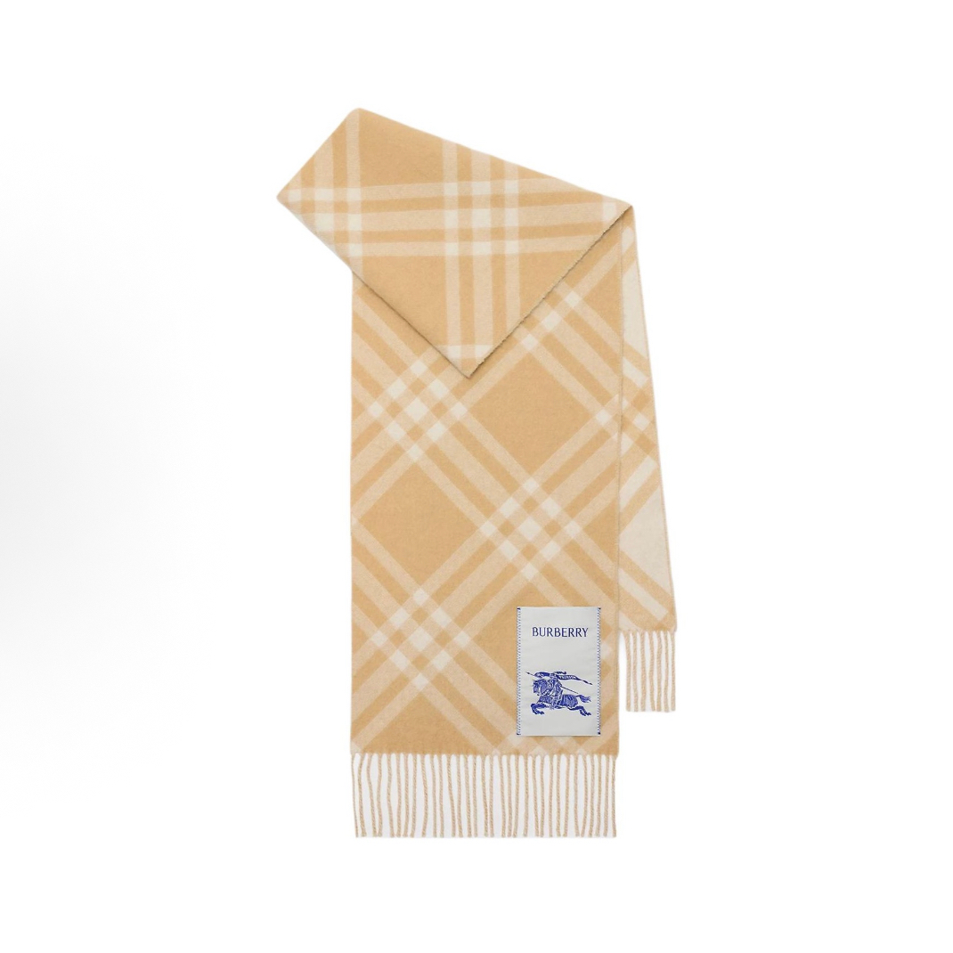 BUR Plaid Wool Scarf