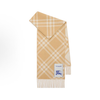 BUR Plaid Wool Scarf
