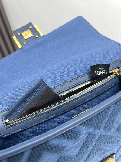 Fend1 Limited Colour Embroidered Baguette