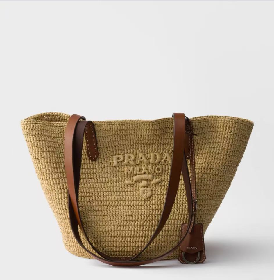 26s straw-knitted shoulder bag