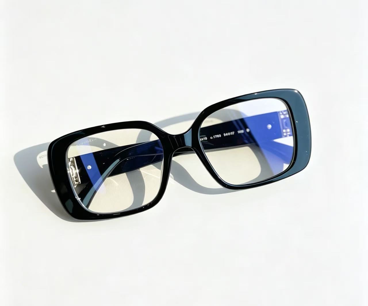 Chane*l square frame optical glasses