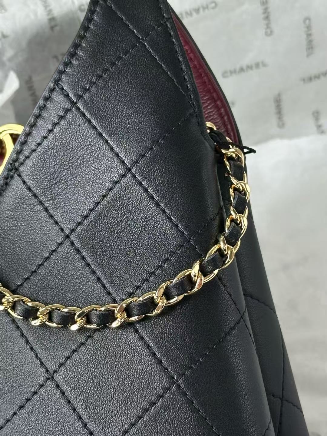 Chanel 26a high-end handicraft series triangle bag
