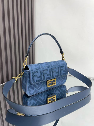 Fend1 Limited Colour Embroidered Baguette