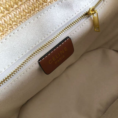 Celine vegetable basket straw bag