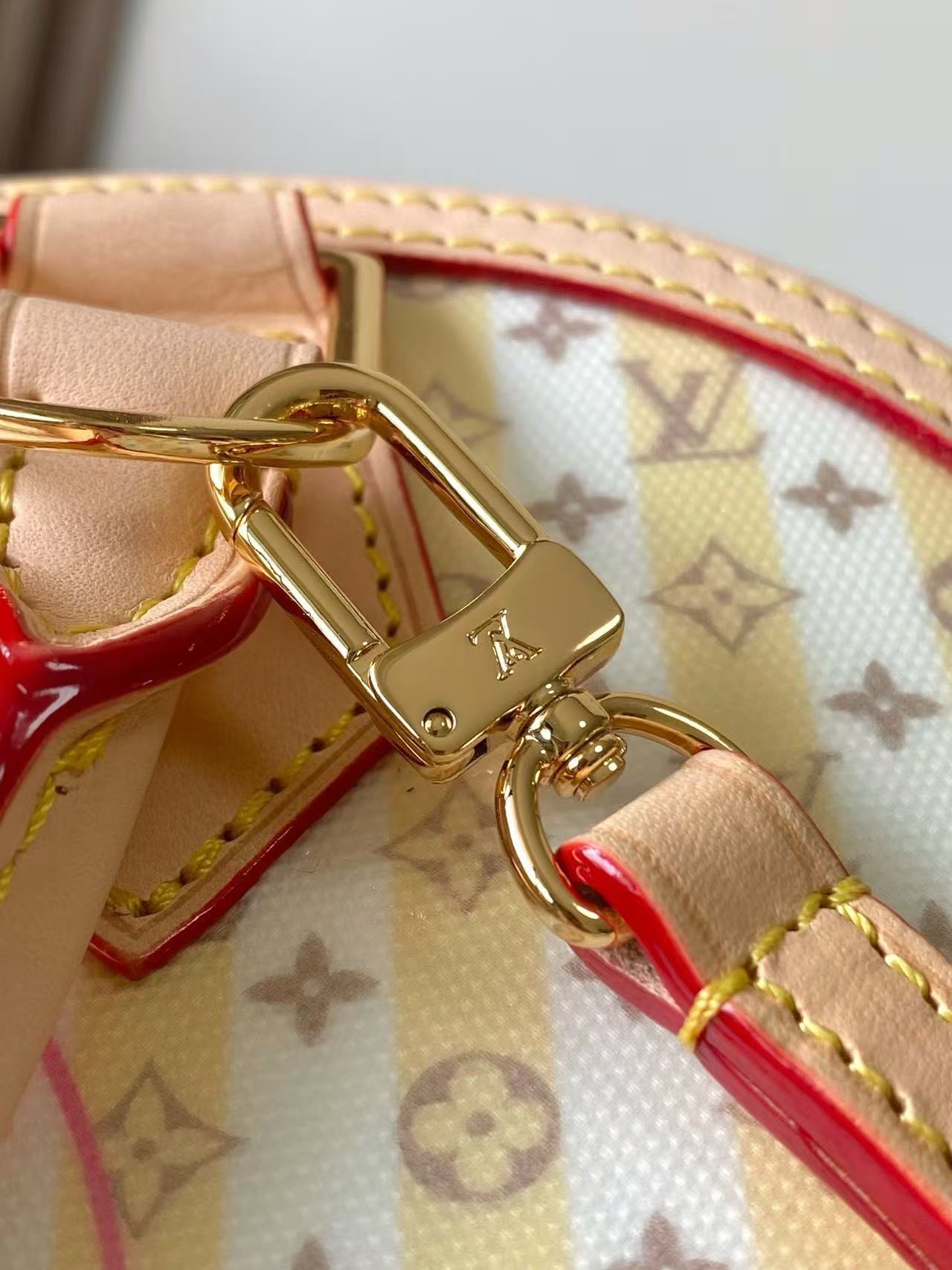This LV Stamp series Alma BB handbag