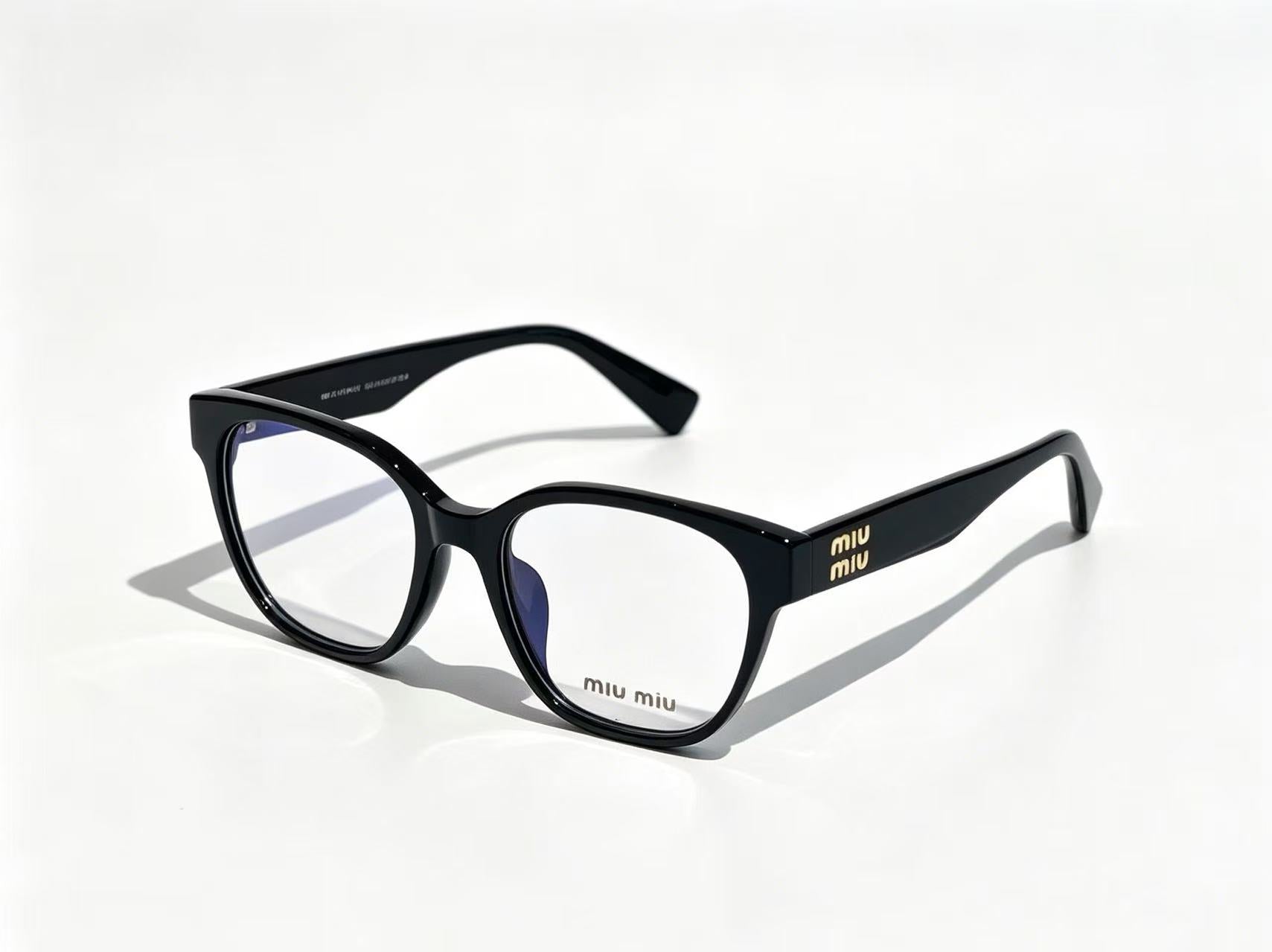 Miumi*u Vintage Square Frame Logo Optical Glasses