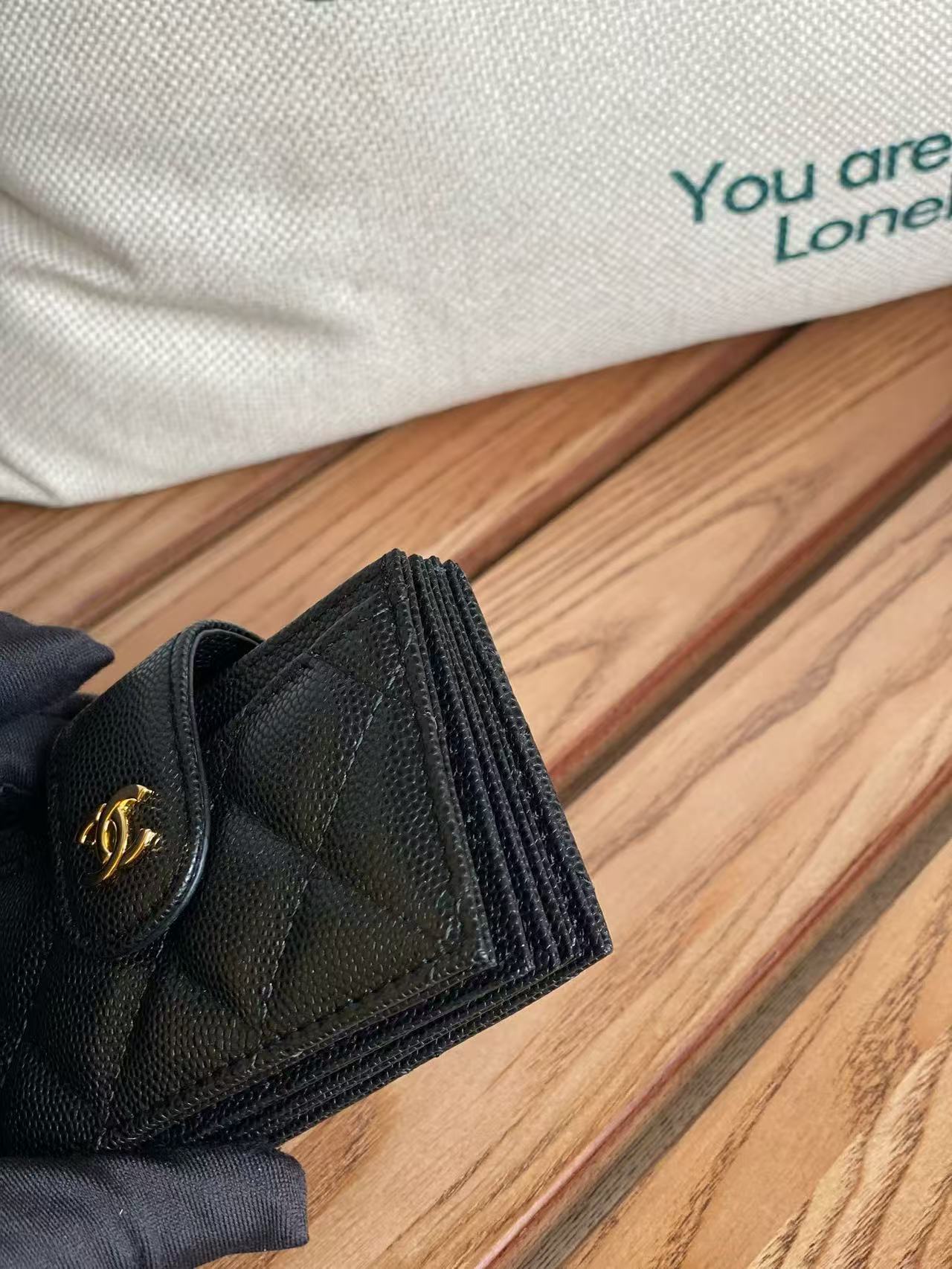 CHANEL small fragrance organ card bag