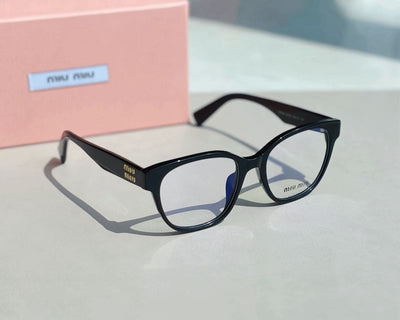 Miumi*u Vintage Square Frame Logo Optical Glasses
