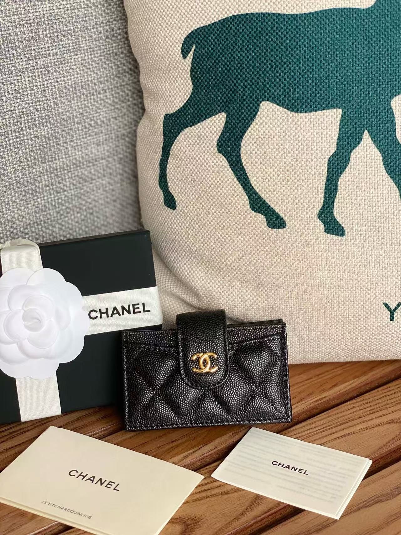 CHANEL small fragrance organ card bag