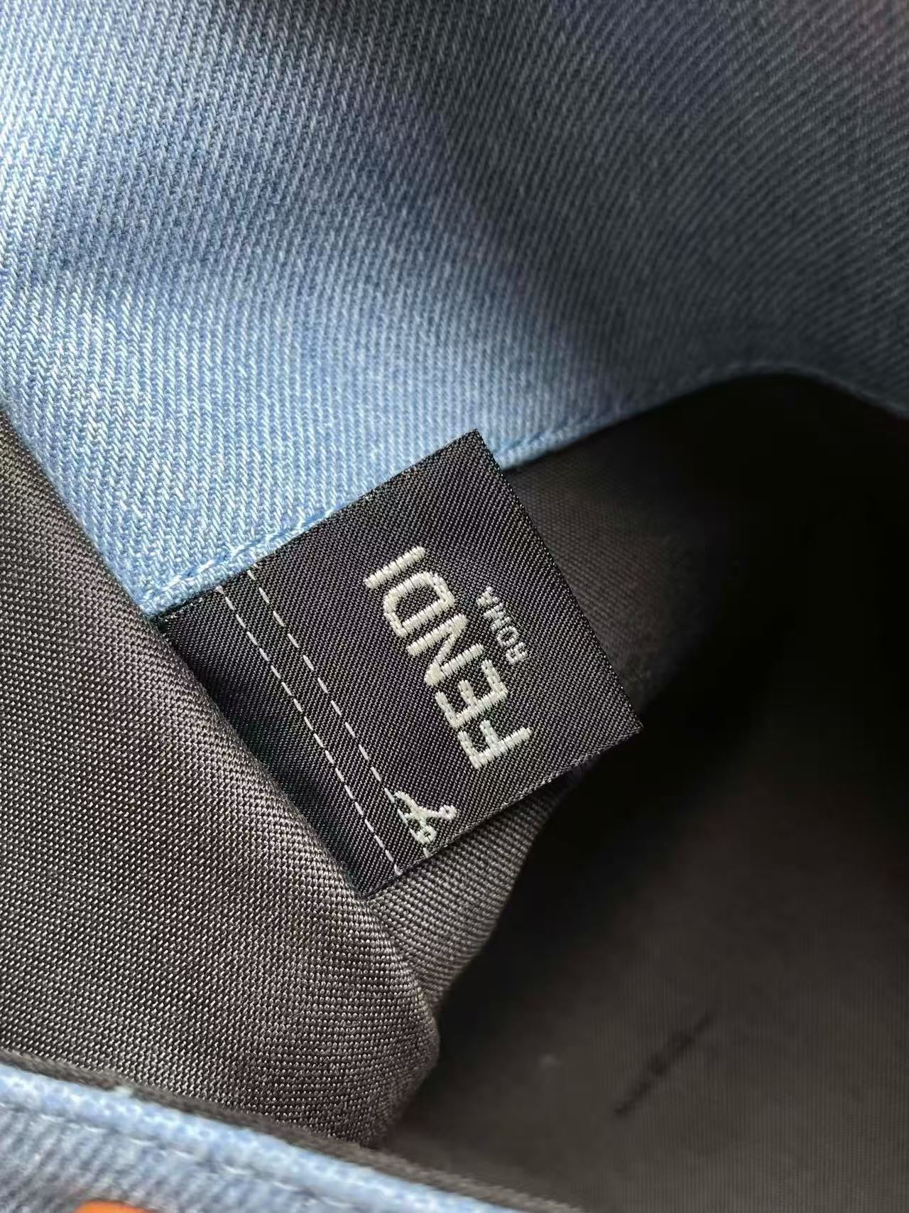 Blue cowboy peekaboo X-tote