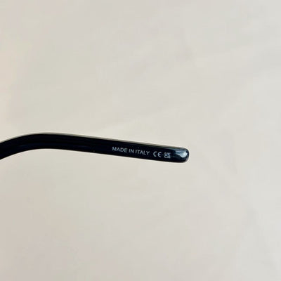 Sain*t Lauren*t Capsule Series SL M480 AF Square Frame Thin Leg Black Gold Optical Glasses