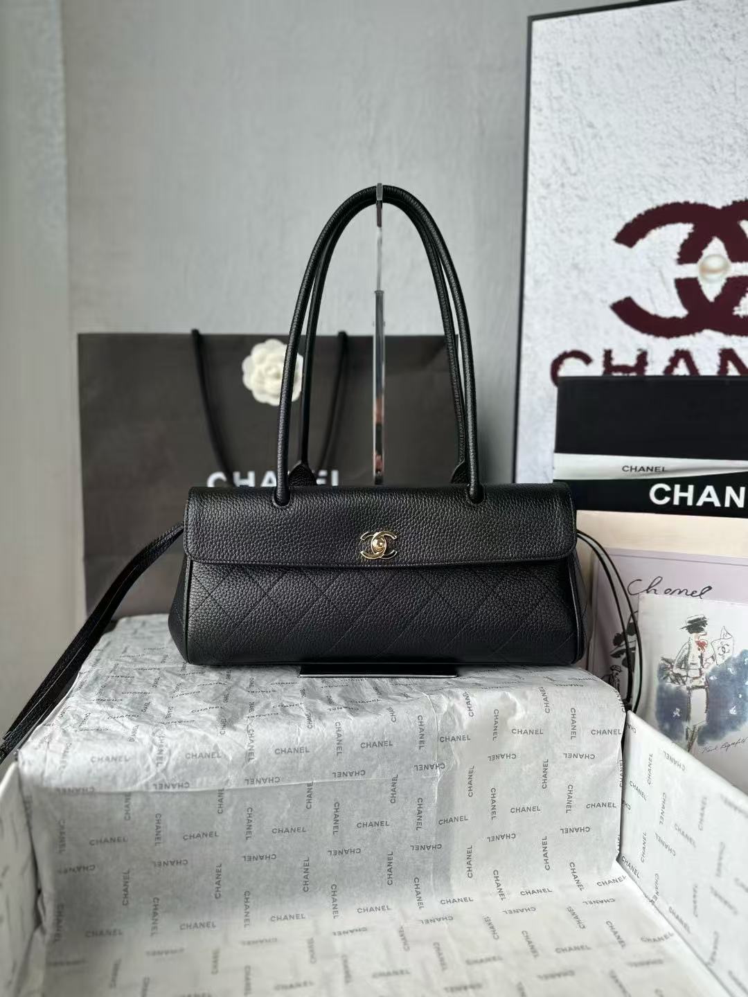 Chanel 26S baguette armpit bag