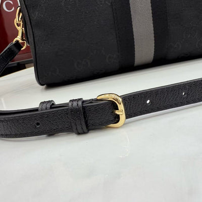Gray and black GG canvas