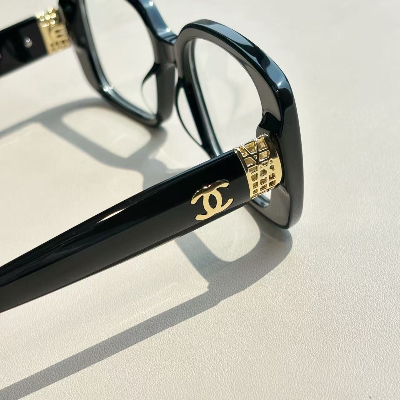 Chane*l square frame optical glasses