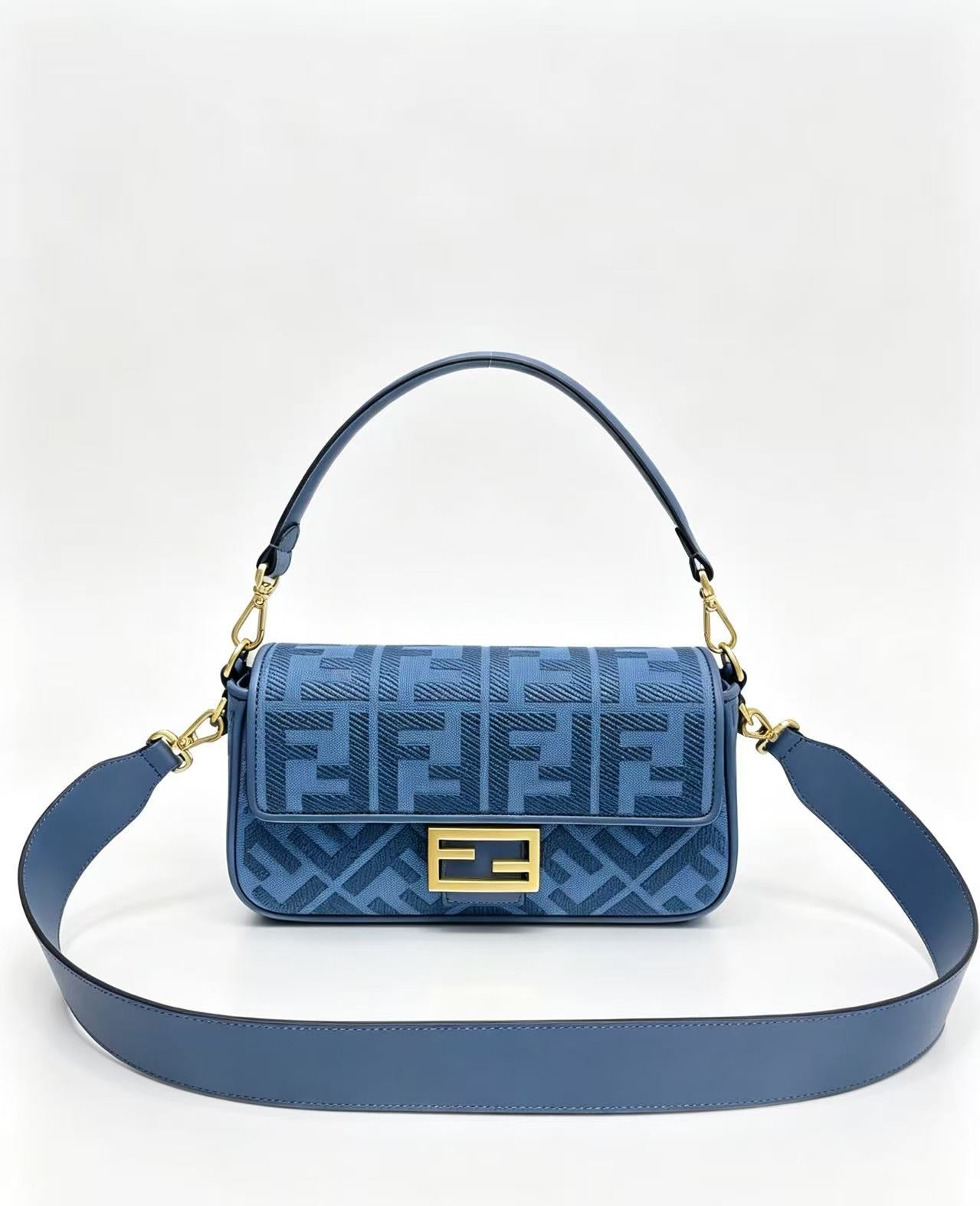 Fend1 Limited Colour Embroidered Baguette