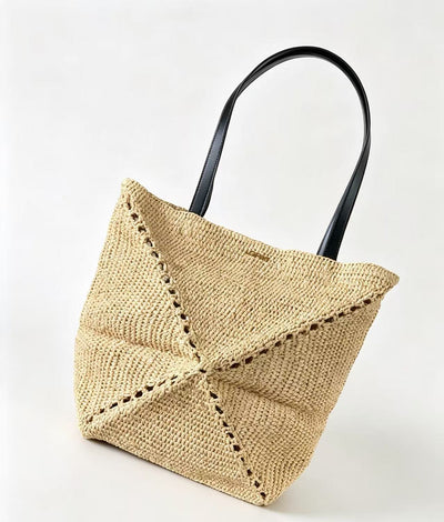 Medium-sized Laffi Grass Puzzle Fold Handbag