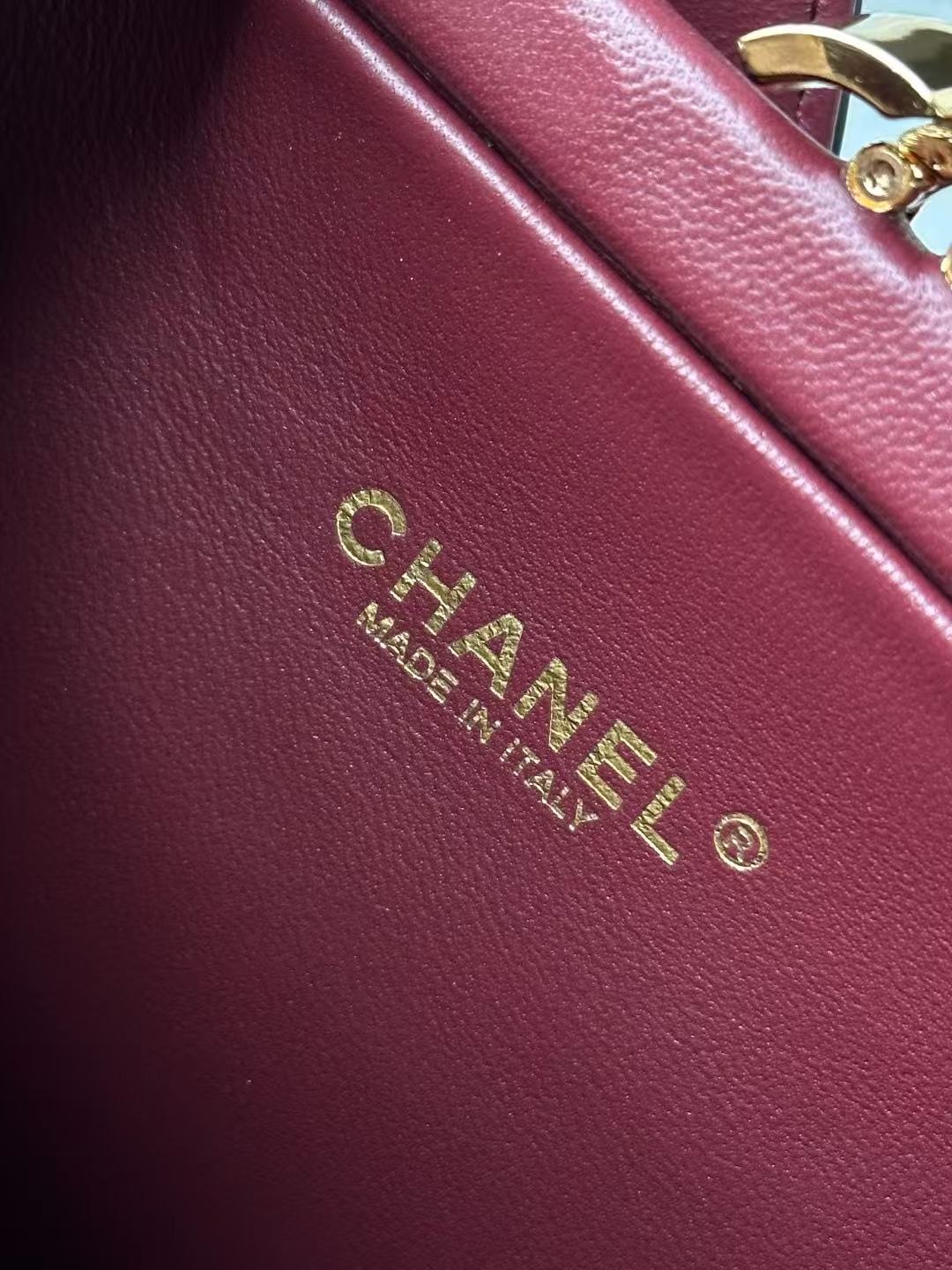 Chanel 26a high-end handicraft series triangle bag
