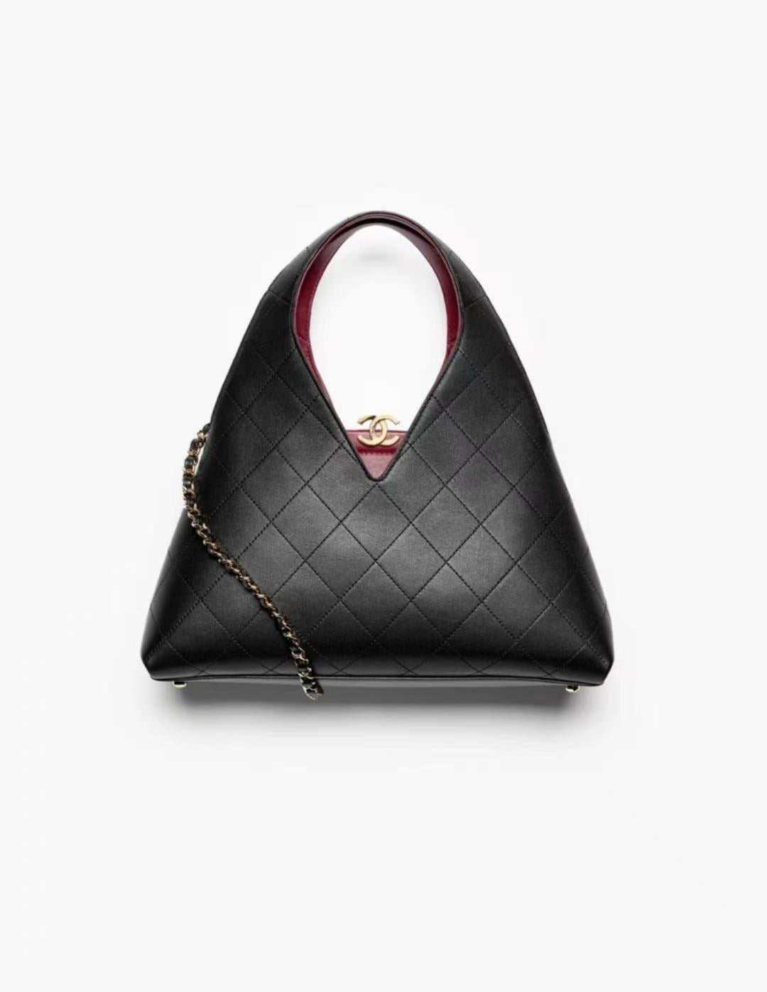 Chanel 26a high-end handicraft series triangle bag
