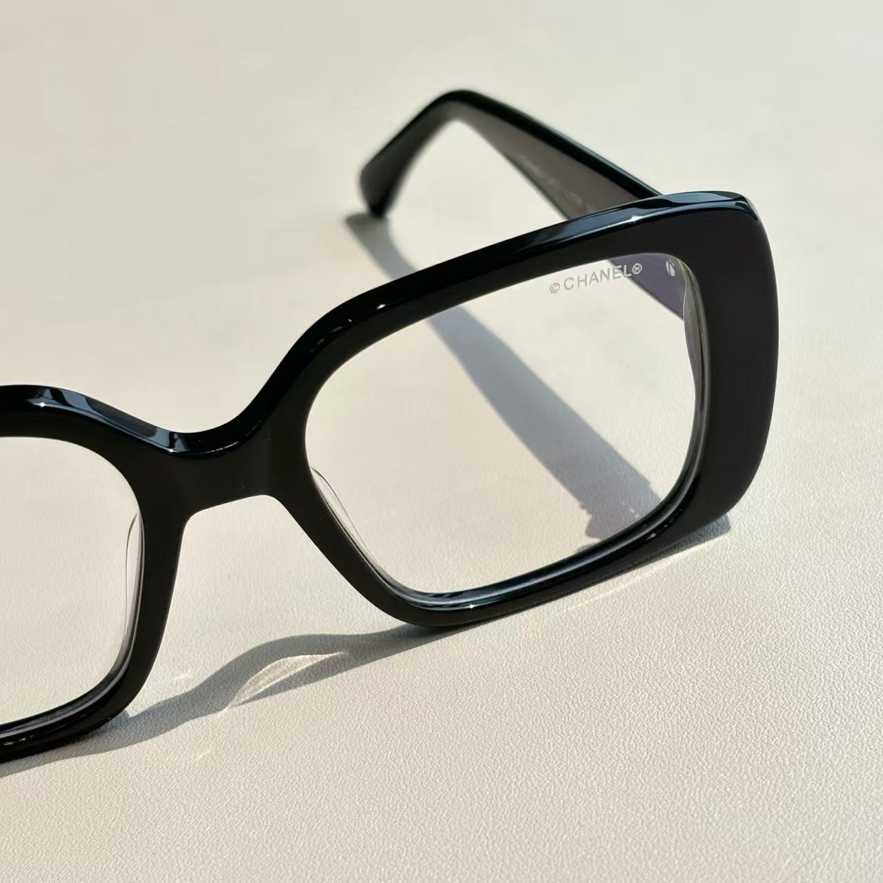 Chane*l square frame optical glasses