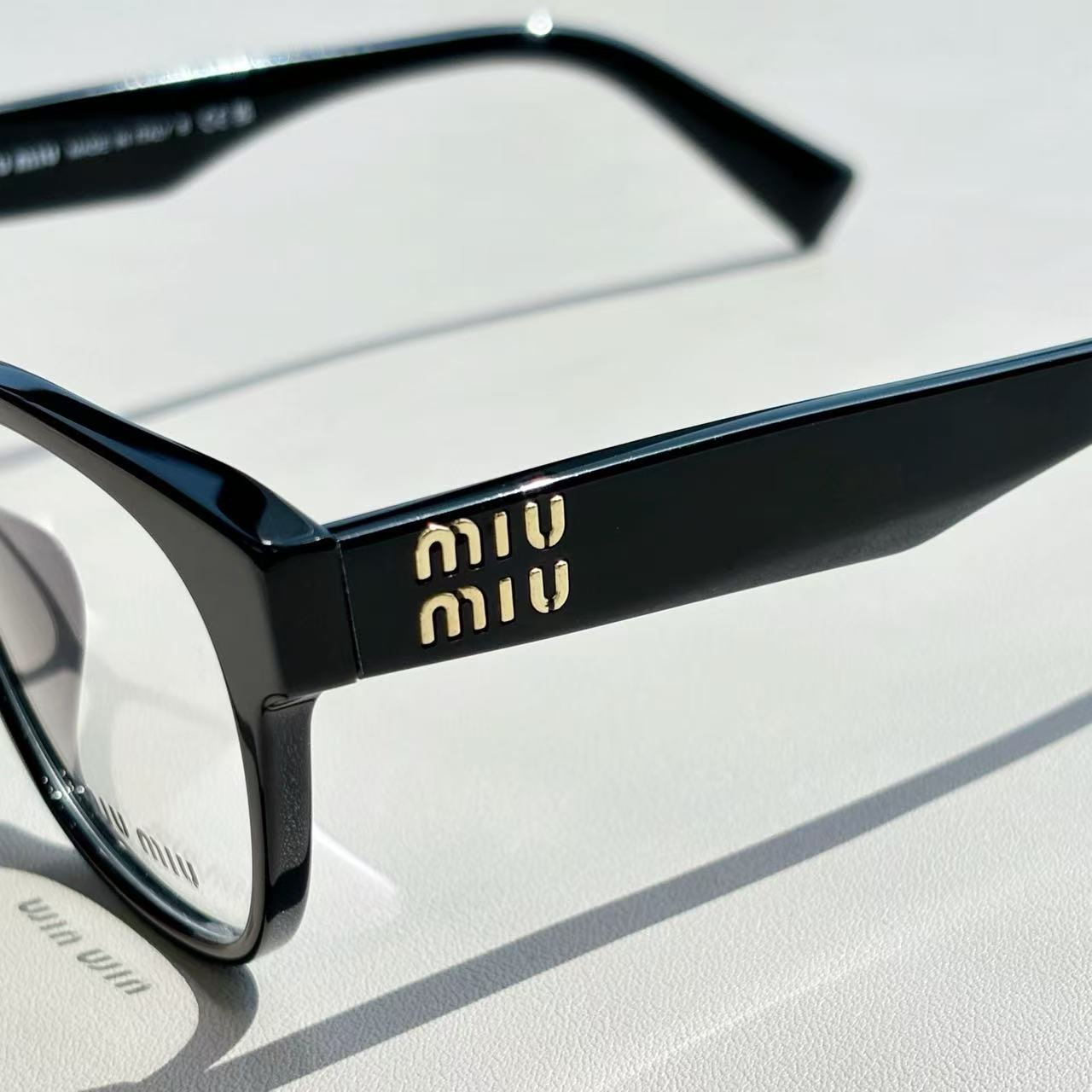 Miumi*u Vintage Square Frame Logo Optical Glasses