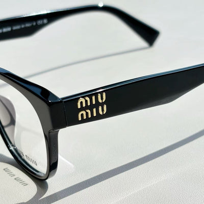 Miumi*u Vintage Square Frame Logo Optical Glasses
