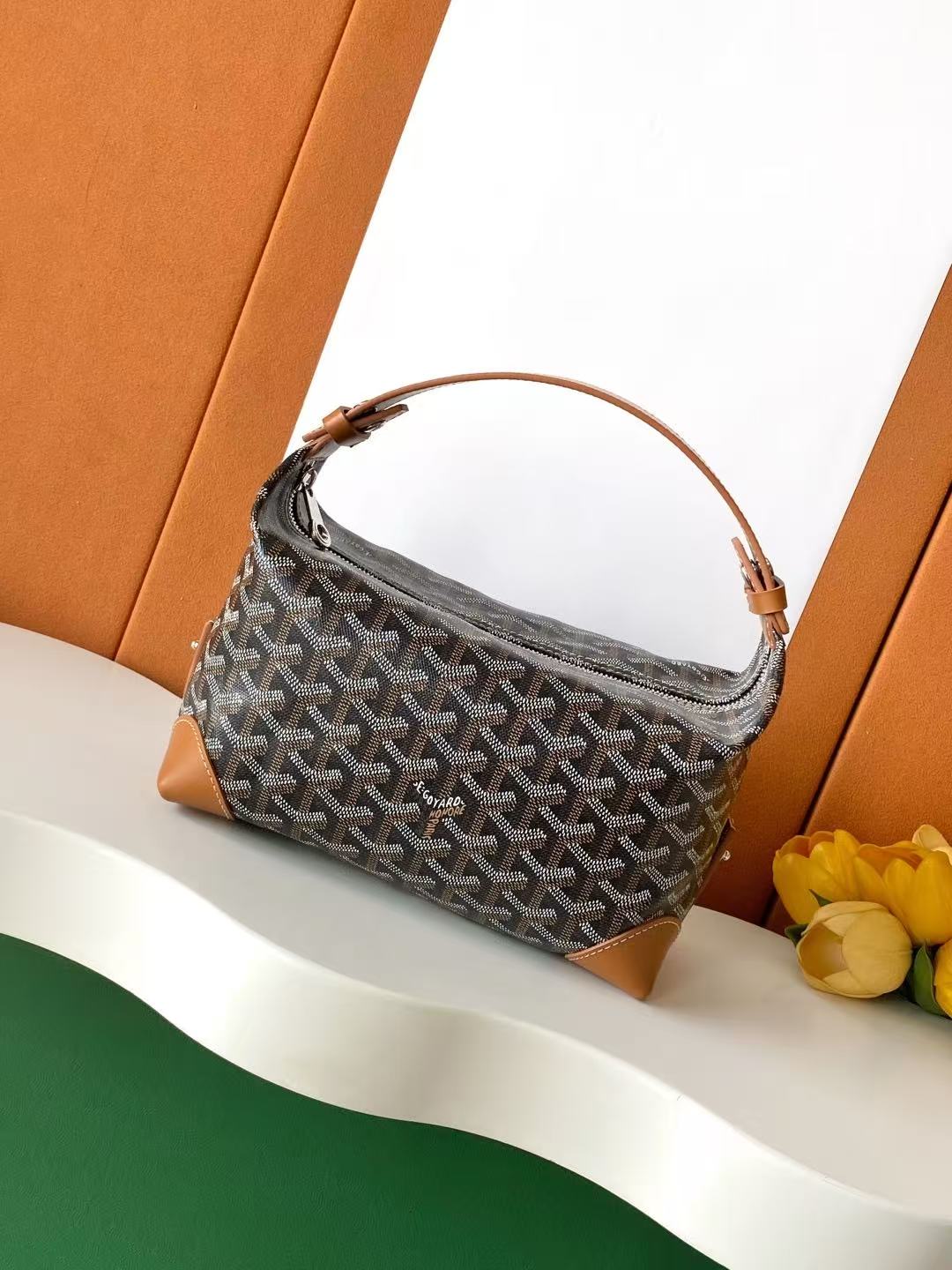 Goyard toilet ecrue bag