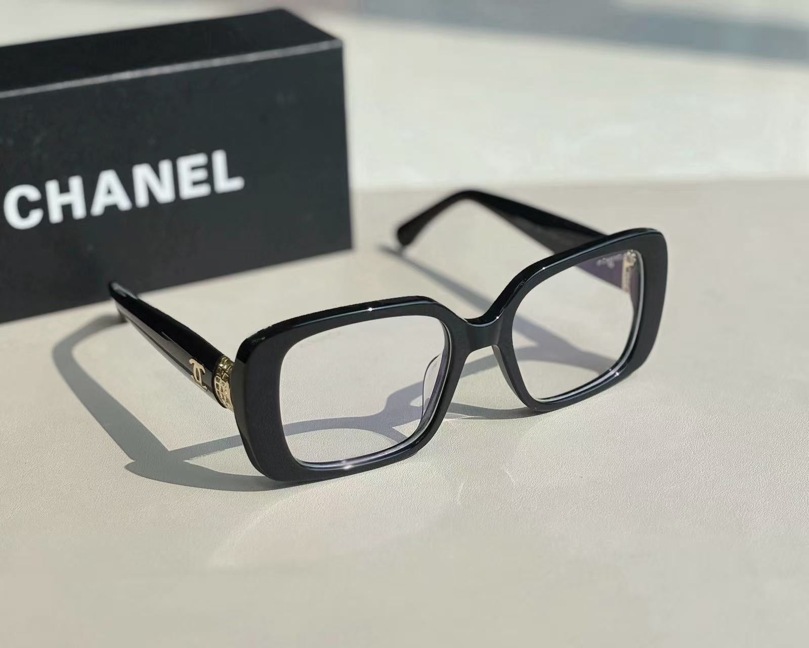 Chane*l square frame optical glasses