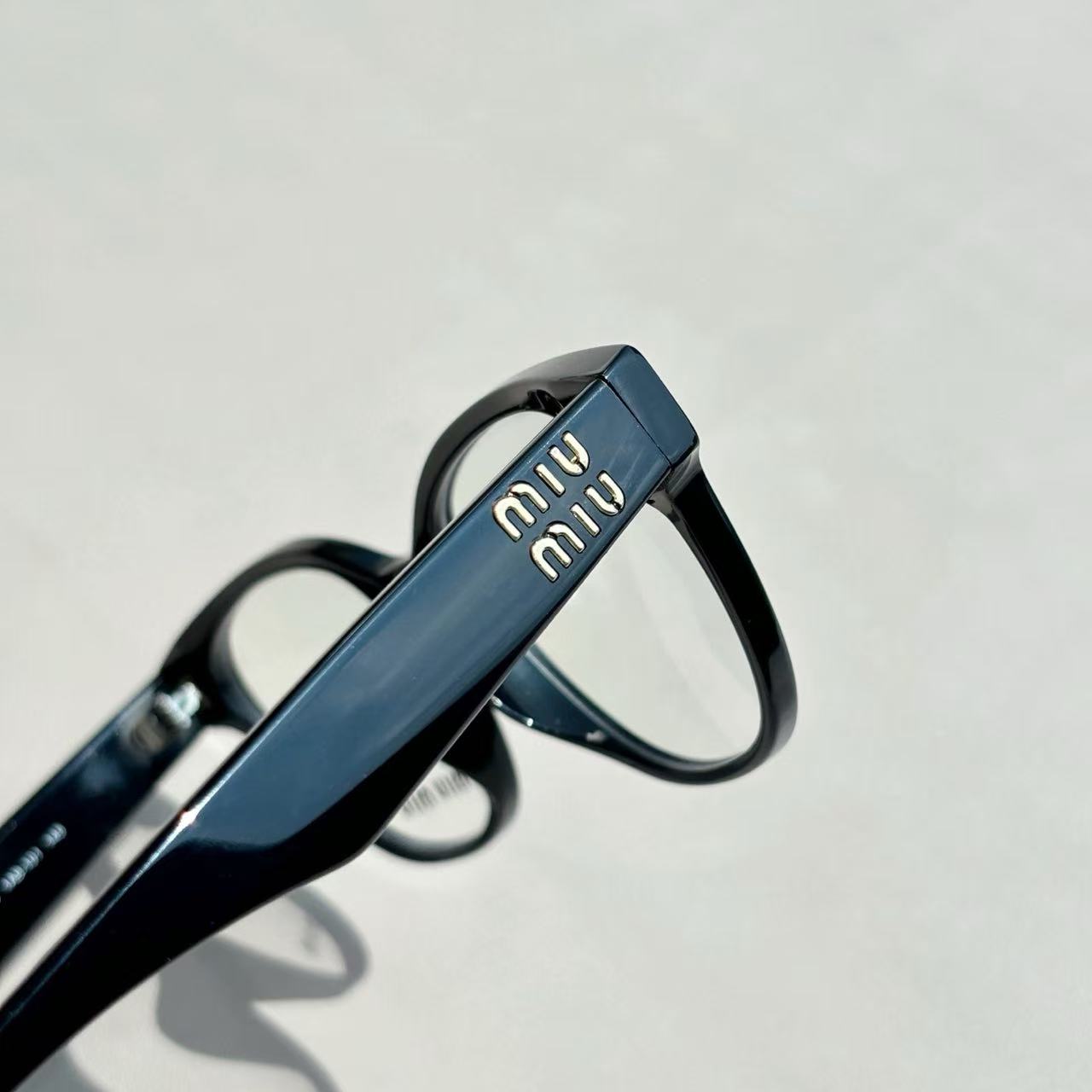 Miumi*u Vintage Square Frame Logo Optical Glasses