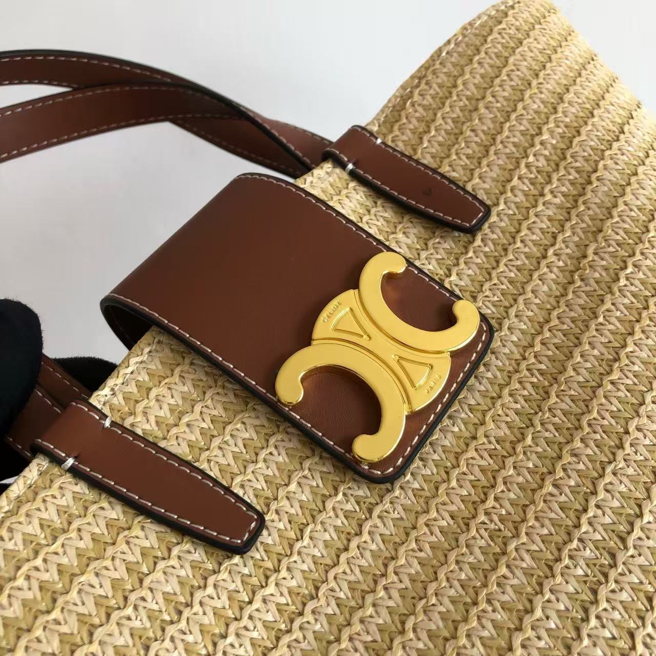 Celine vegetable basket straw bag