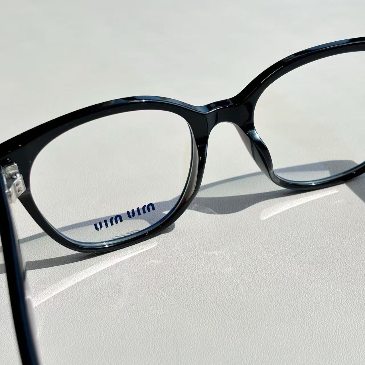 Miumi*u Vintage Square Frame Logo Optical Glasses