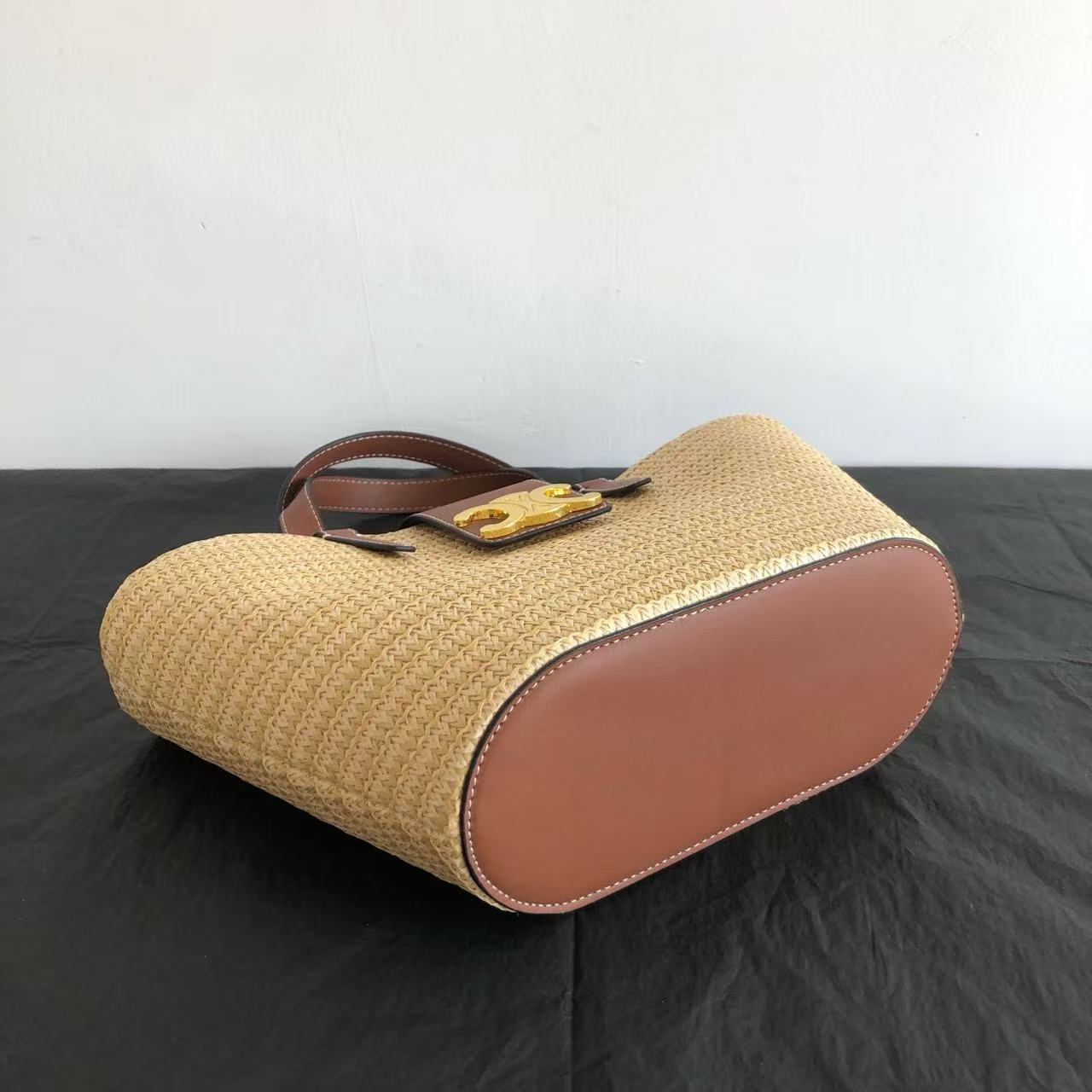 Celine vegetable basket straw bag