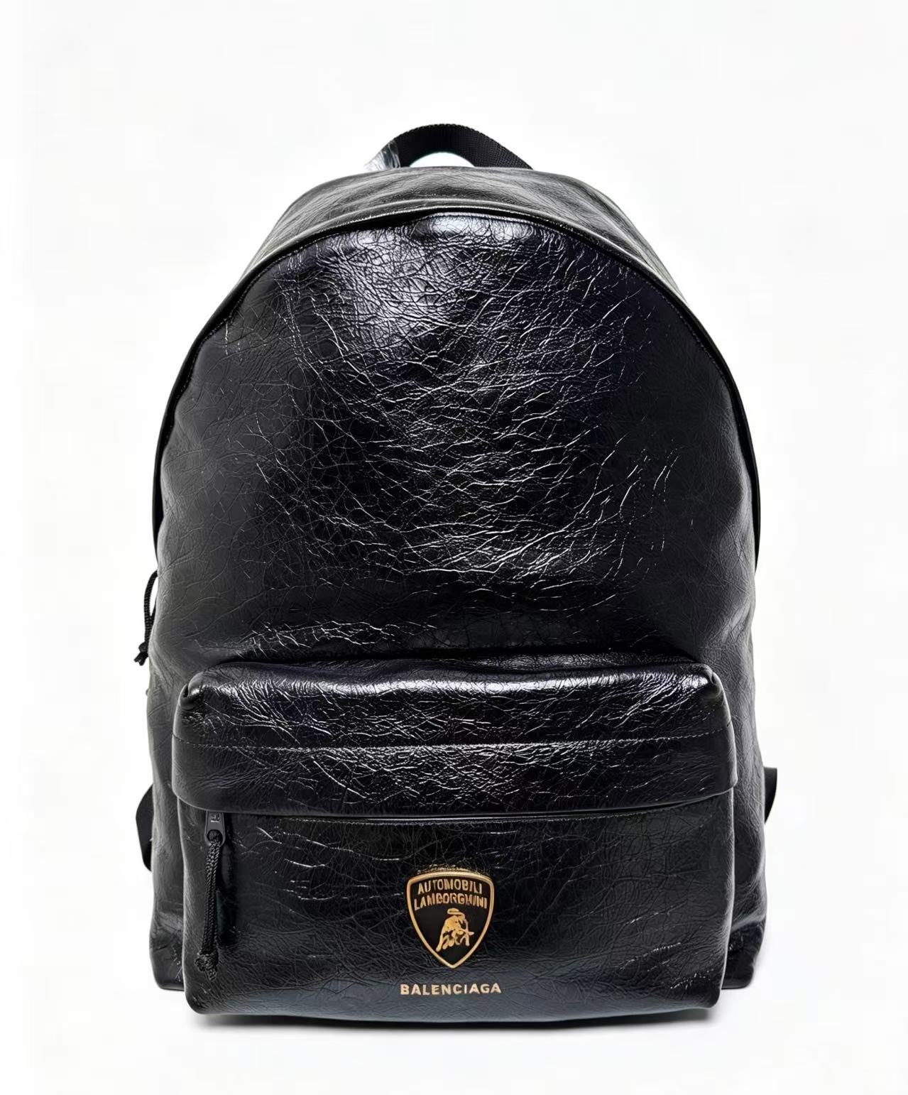 Balenciag* Parisian/Lamborghini co-branded backpack