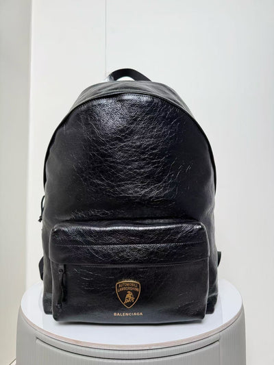 Balenciag* Parisian/Lamborghini co-branded backpack