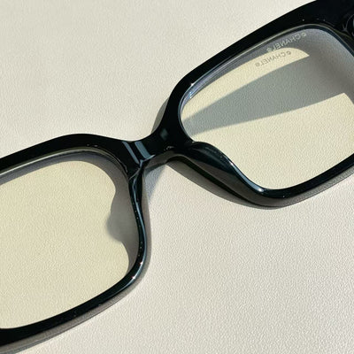Chane*l square frame optical glasses