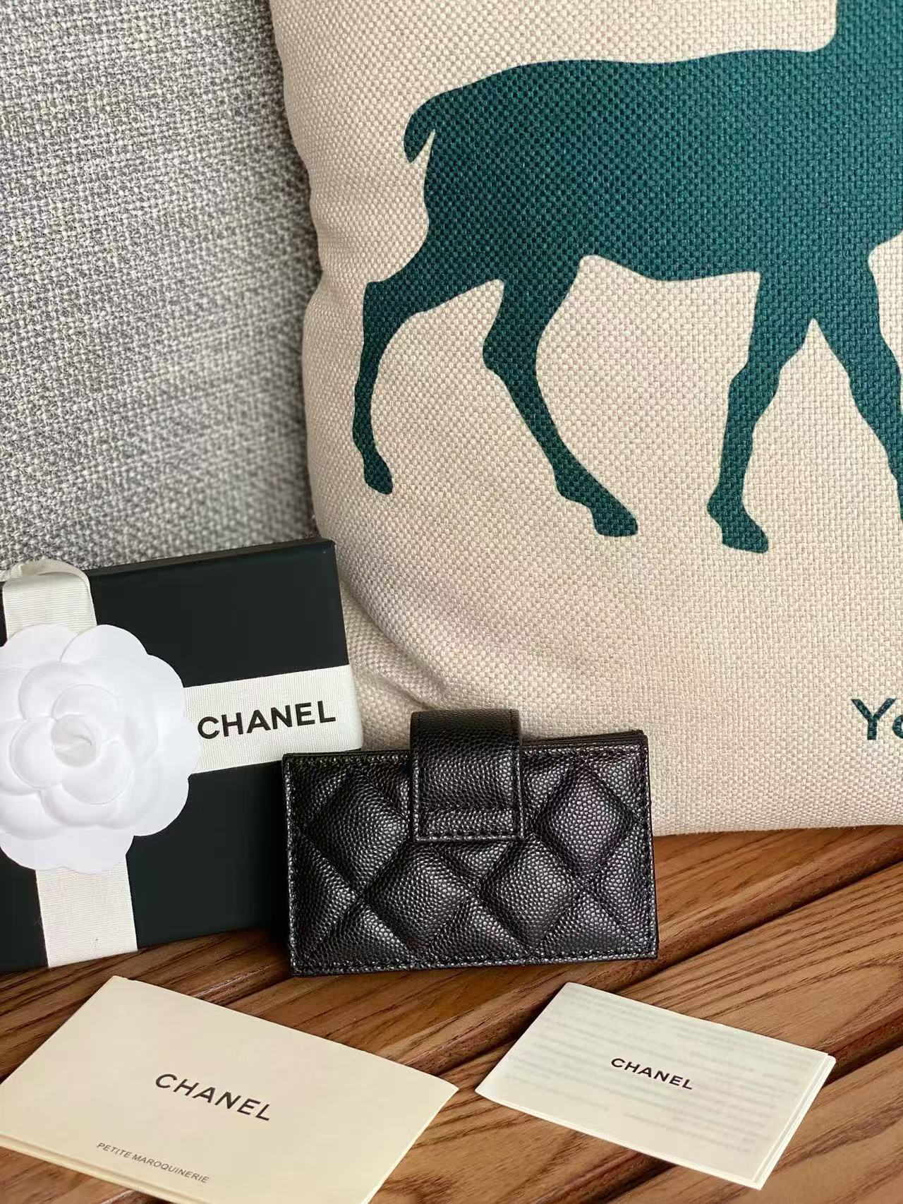 CHANEL small fragrance organ card bag