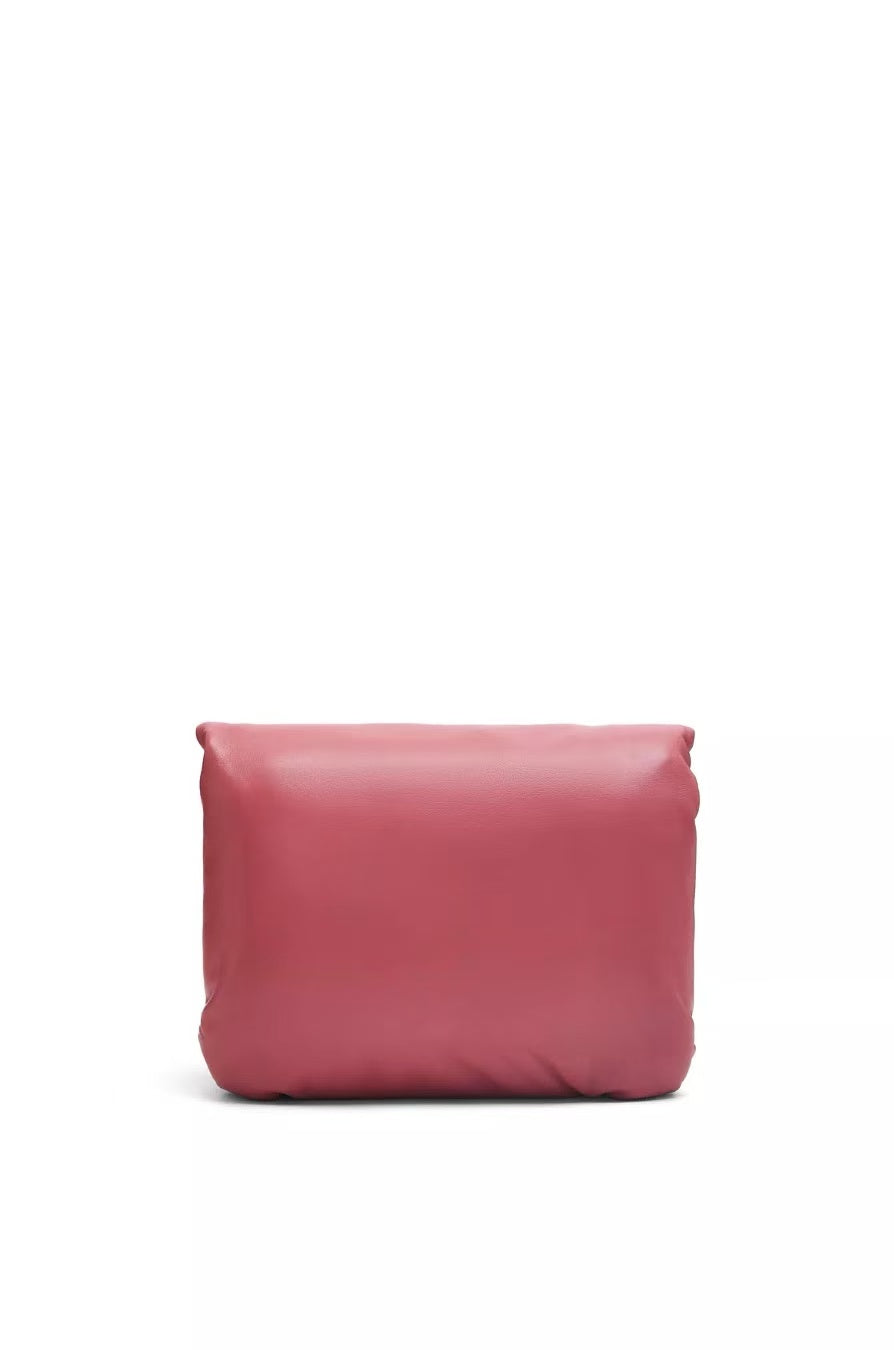 Shiny Nappa Sheep Leather Puffer Goya Handbag