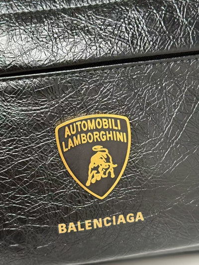 Balenciag* Parisian/Lamborghini co-branded backpack